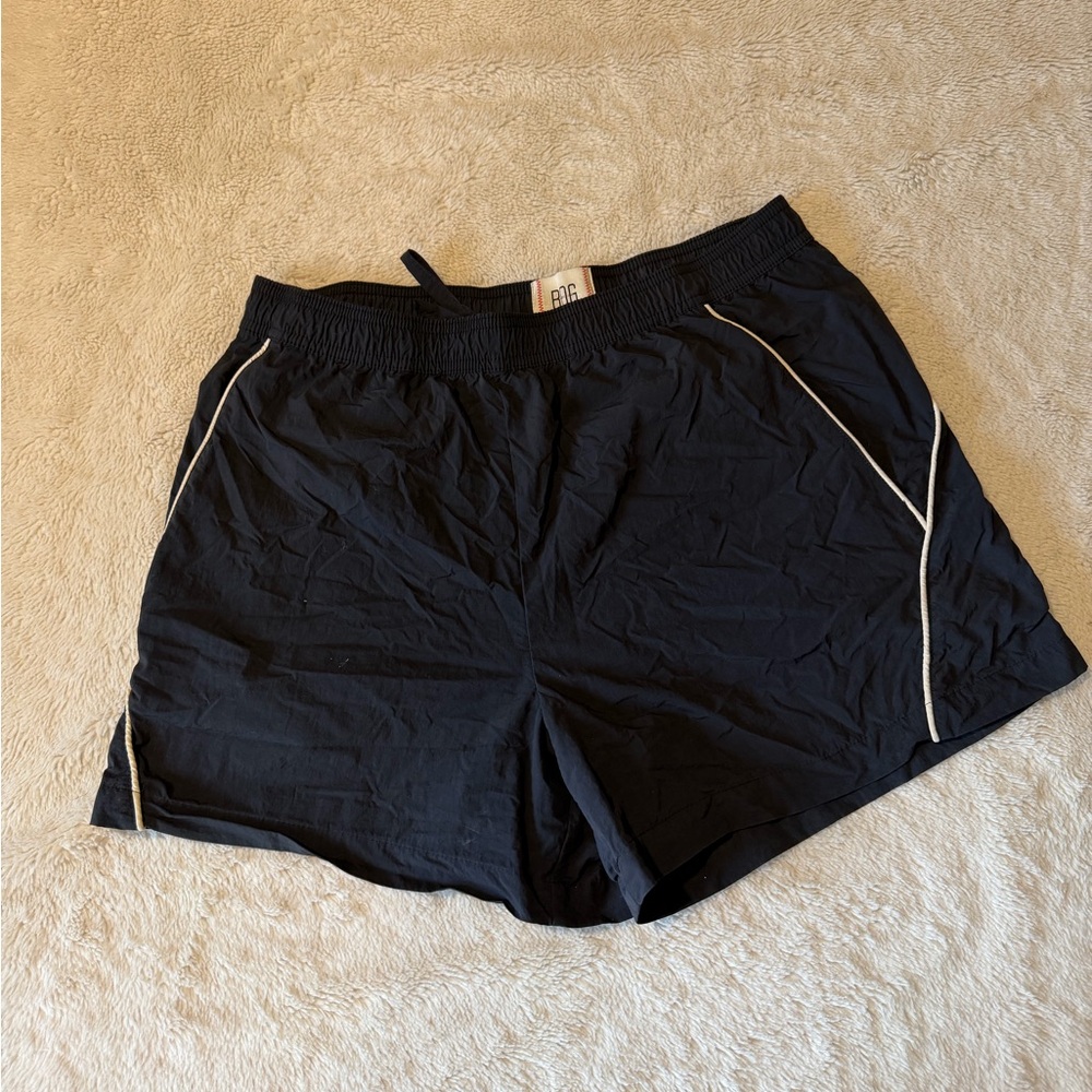 BDG Black Elastic Waist Shorts